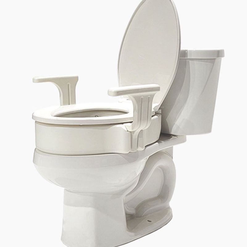 Raised toile seat with new handle