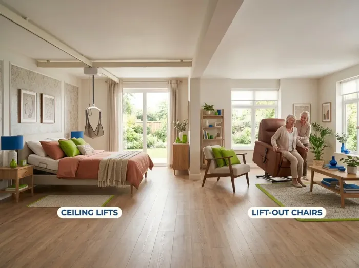 Ceiling Lifts vs. Lift-Out Chairs